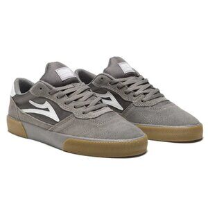 NIB Lakai Cambridge Light Grey Gum Suede Skate Sneaker 9.5 Perforated Leather